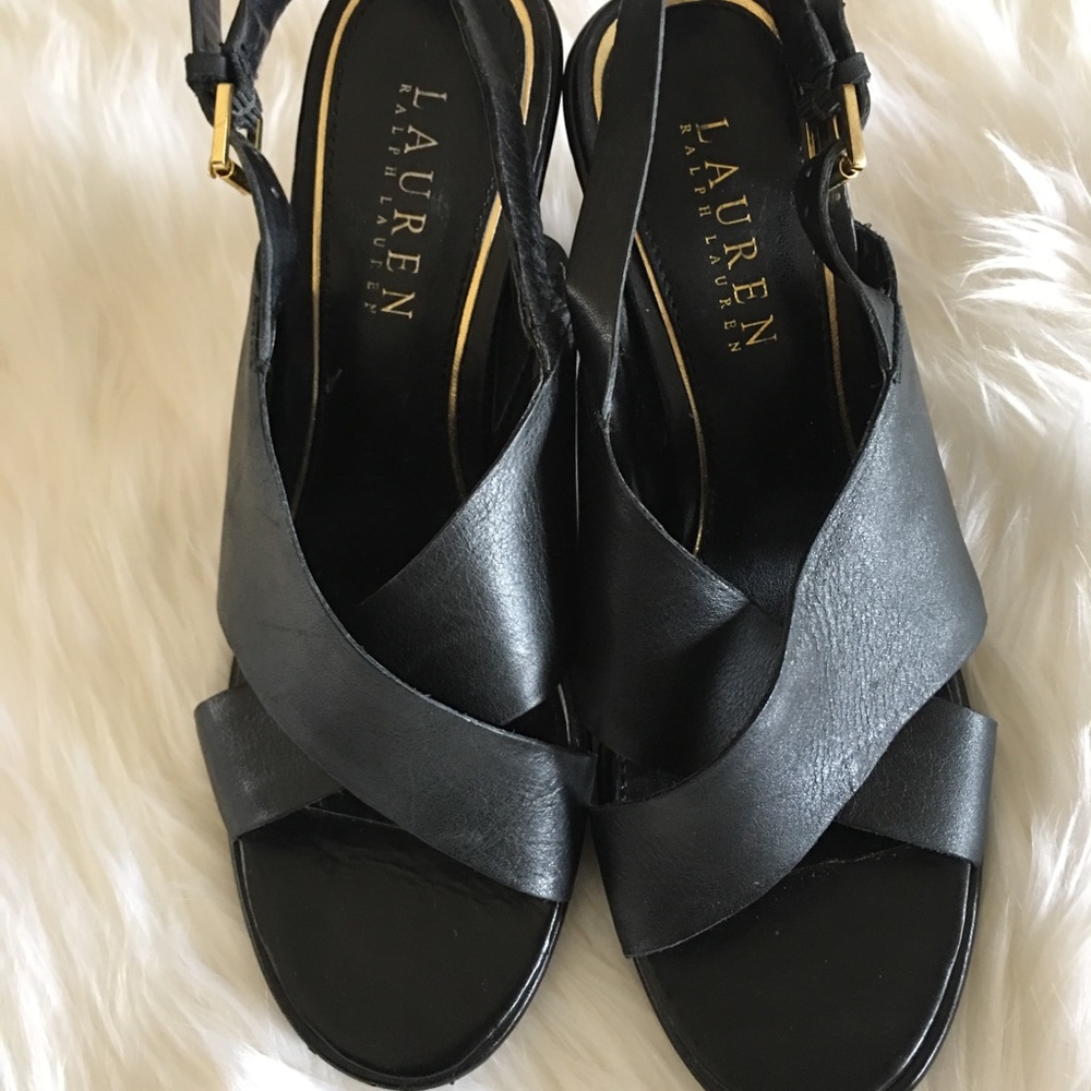 🖤Sold🖤 Lauren by Ralph Lauren Block Sandals